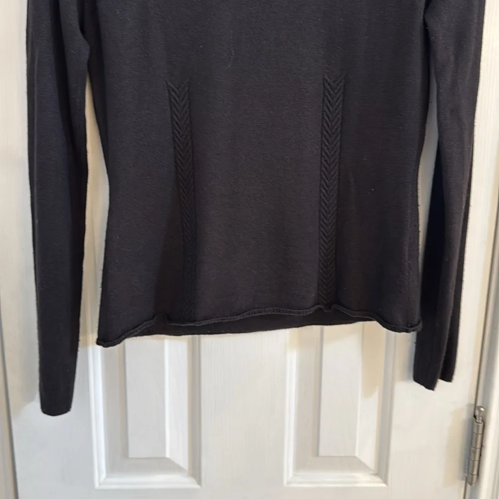 Emanuel Ungaro Vintage Black Cashmere & Silk Blend Sweater